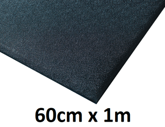 picture of Kumfi Pebble Anti-Fatigue Mat Black - 60cm x 1m - [BLD-KP24BL]