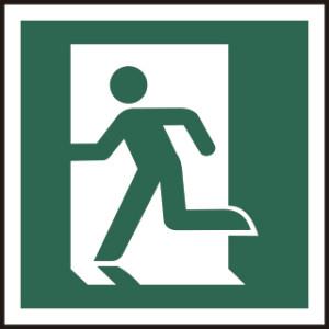 Picture of Spectrum Running man symbol (Left) - RPVC 150 x 150mm - SCXO-CI-12017