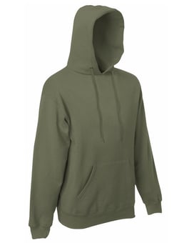 picture of Fruit Of The Loom Classic Olive Green Men's Classic Hooded Sweatshirt - BT-62208-COLV