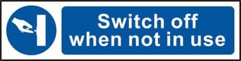 picture of Spectrum Switch off when not in use – PVC 200 x 50mm - SCXO-CI-5010