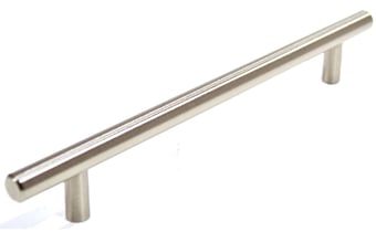 picture of Centurion Plain 'T' Bar Handle - Brushed Nickel - 128mm - [CI-HA253L]