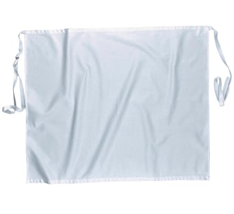 picture of Portwest Chefswear Regular Cotton Apron - White - [PW-S837WHR] - (DISC-R)