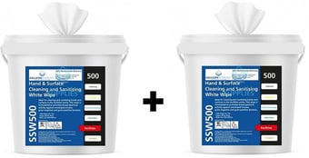 picture of Galleon Antibacterial Surface Disinfectant Wipes - 1000 Wipes - [GU-SSW500]