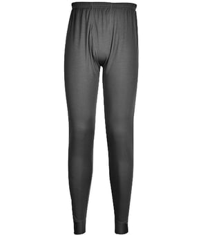 picture of Portwest - Thermal Baselayer Charcoal Grey Trousers - PW-B131CH