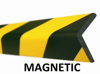 picture of Moravia 1000mm Yellow/Black Magnetic Traffic-line Edge Protection - Right Angle 60/60mm - [MV-422.25.253]