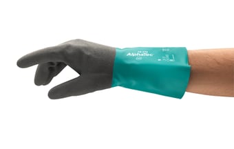 picture of Ansell AlphaTec 58-270 Nitrile Coated Gauntlet - AN-58-270GR