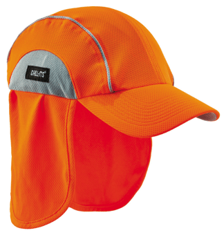 picture of Ergodyne High Performance Hat With Shade Orange - [BE-EY6650OR]