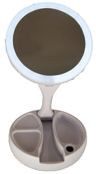 picture of Lifemax Foldaway Lighted Mirror - [LM-2000]