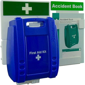 picture of Catering First Aid & Accident Reporting Point - Blue Case - Small - [SA-K308PBSM] - (DISC-R)
