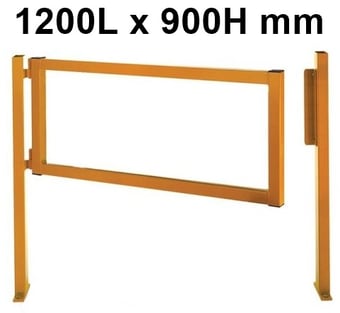 picture of QMP Fully Welded Barrier - Gate Barrier - Open - 1200L x 900H mm - [QM-RBGU1290OYXX]