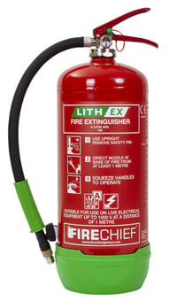 picture of Firechief - FLE6 - Lith-Ex Fire Extinguisher - 6L - [HS-FLE6] - (LP)