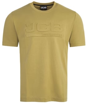 picture of JCB Workwear Unisex 3D Embossed T-Shirt - Olive Green - BE-JCB014O
