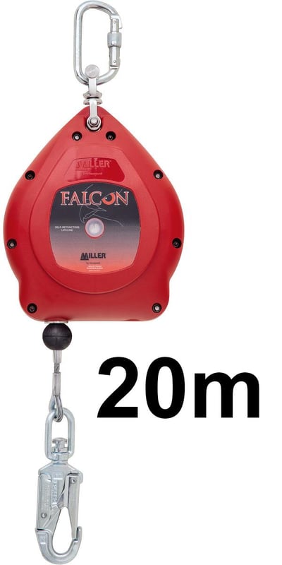 Honeywell Miller - Falcon Block Stainless Steel Cable/Snap Hook Steel - 20m - [HW-1011751]