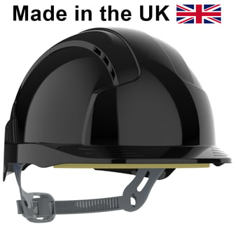 picture of JSP EVOLite® Safety Helmet Slip Ratchet Vented Black - [JS-AJB160-001-100]