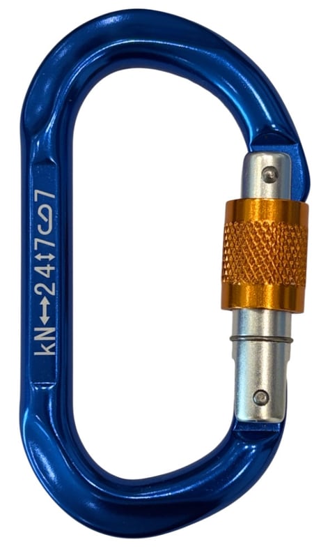 IKAR Small Aluminium Screw Gate Karabiner - [IK-LM] - (DISC-W)