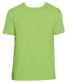 Picture of Gildan Softstyle Adult T-Shirt - Lime Green - [BT-64000-LIME]
