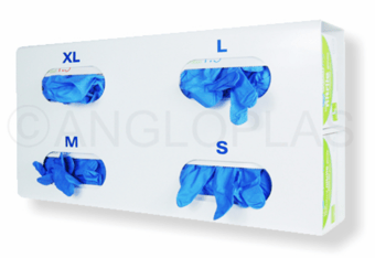 picture of Angloplas Enclosed Quad Glove Box Dispenser - [AGP-GD4E-BIO]