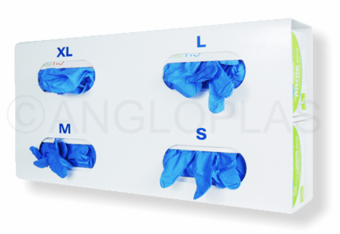 Picture of Angloplas Enclosed Quad Glove Box Dispenser - [AGP-GD4E-BIO]