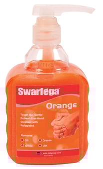 picture of Swarfega Orange Hand Cleaner Pump Top Bottle - 450ml - [BRB-SOR400MP]