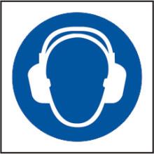 picture of Spectrum Wear ear protection symbol – SAV 200 x 200mm - SCXO-CI-11322