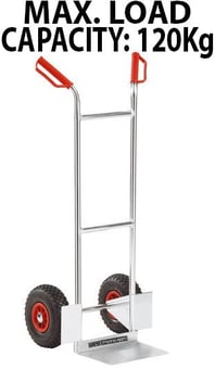 picture of Clarke Aluminium Sack Truck - 120 Kg - Pneumatic Tyred - [CK-CSTA120]