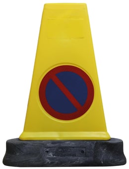 Picture of Jsp Mk 4 Reflective Two-piece 'No Waiting' Cone - [JS-JBB081-140-200]