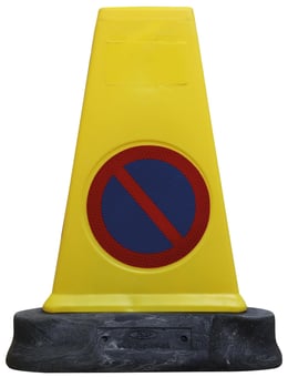 Picture of Jsp Mk 4 Reflective Two-piece 'No Waiting' Cone - [JS-JBB081-140-200] - (DISC-R)