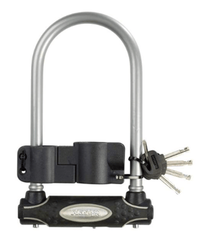 picture of Master Lock U Bar Gold Sold Secure - 280mm H x 110mm C x 13mm Dia - Black - [SO-HA00704]