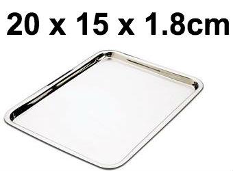 picture of Stainless Steel Instrument Tray - 20 x 15 x 1.8cm - [ML-W304-REG] - (DISC-R)