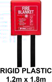 picture of Firechief K100 1.2m x 1.8m Fire Blanket in Moulded Plastic Rigid Case - [HS-BPR3/K100-P]