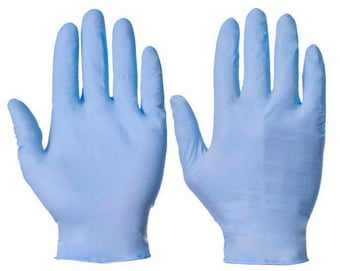 Picture of Supertouch Blue Medical Powderfree Nitrile Blue Gloves - Box of 50 Pairs - ST-12611