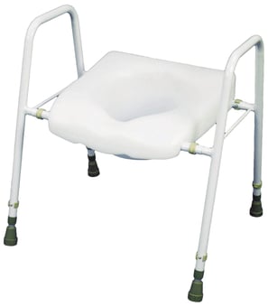 picture of Aidapt President Raised Toilet Seat and Frame - Adjustable Height and Width - [AID-VR220] - (HP)