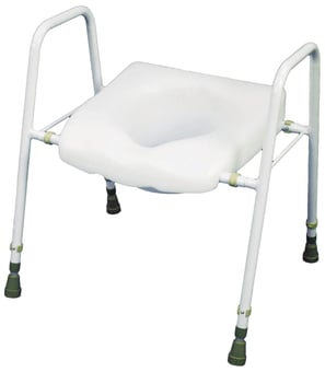 Picture of Aidapt President Raised Toilet Seat and Frame - Adjustable Height and Width - [AID-VR220] - (HP)