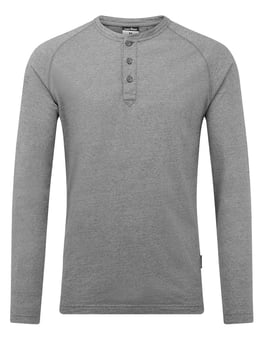 picture of Portwest KA370 - KA3 Henley T-Shirt L/S - Zoom Grey - PW-KA370ZOR