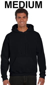 picture of Gildan Ultra Blend Hoodie - Black Medium - [AP-G12500-BLK-M]