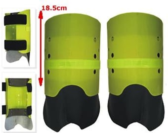 picture of Industrial Safety Shin guards - Shock Absorbing Foam Backing - 18.5cm Height - Pair - [RP-SG-18.5] - (DISC-R)