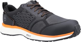 picture of Timberland Pro REAXION Black/Orange Safety Trainer S3 SRC - FS-32729-55903