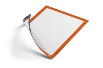 Picture of Durable - DURAFRAME Magnetic A4 - Orange - Pack of 5 - [DL-486909]