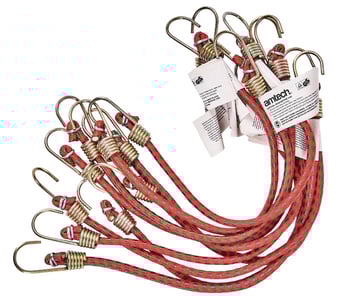picture of Amtech 250mm Mini Bungee Cords - 10 Pack - [DK-S0647]