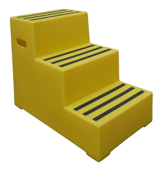 picture of Manual Handling Yellow Premium Safety Steps - 3 Step - [SL-ACCESS109-Y]