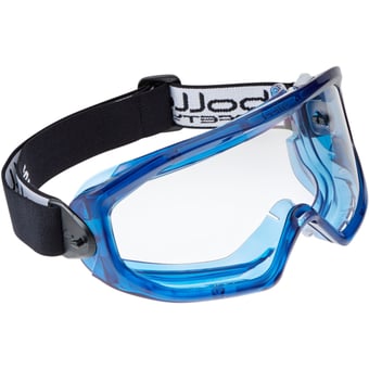 picture of Bolle Blast Safety Goggles Sealed Non-Vented Anti-Scratch Anti-Fog Lens - [BO-BLEPSI]