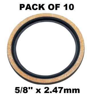 picture of PACK OF 10 - 5/8" BSP Self Centering Bonded Seal - [HP-BS58]