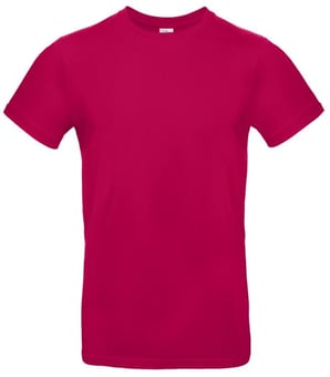 Picture of B and C Men's Exact 190 Crew Neck T-Shirt - Sorbet Red - BT-TU03T-SRT