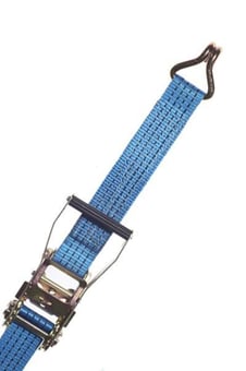 Picture of LashKing - 50mm Ratchet Lashing Assemblies ( 12m ) With Claw Hooks - Heavy Duty Strap - 2000 daN, 5000 daN, 5t - [GT-RLB5T12]