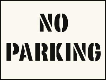 Picture of No Parking Stencil (190 x 300mm) - SCXO-CI-9525