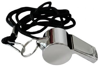 picture of BellMax - Silver Stainless Steel Whistle - 120dB - [SHU-E-RW-03] - (DISC-W)