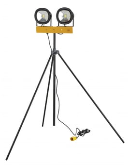 Picture of Elite 35 WATT LED Swing Leg Double Head Light - 110V - Extendible Steel Tripod - [HC-LED35WSLTPDH] - (HP)