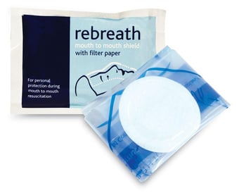 picture of Rebreath - Mouth to mouth Resuscitation Device - With Paper Filter - Pack of 10 - [RL-851]