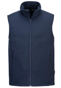 picture of Portwest TK22 Print and Promo Softshell Gilet 2L Navy - PW-TK22NAR