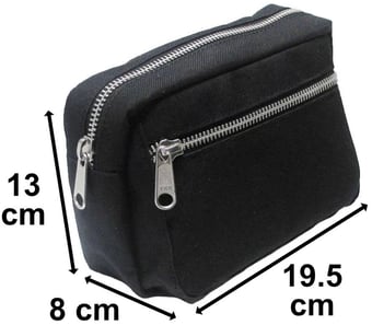 picture of Tetron Polyester Belt Pouch - Black - [BX-BELTBAG] - (DISC-W)